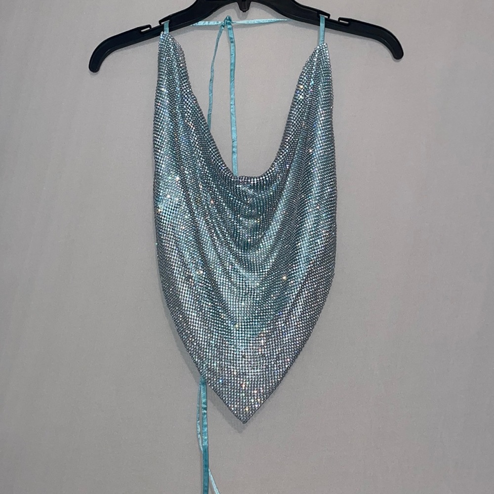 Chainmail halter top
